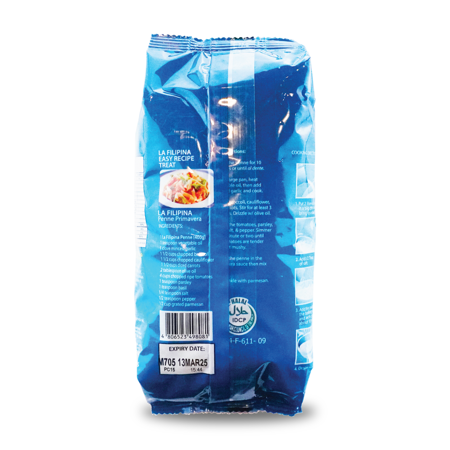 La Filipina Penne 400g_Nutrition