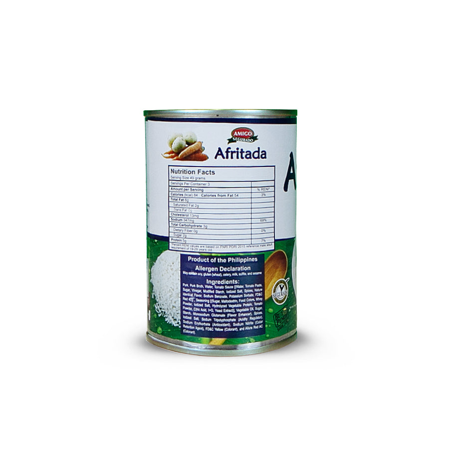 Amigo Segurado Afritada 150g_Nutrition