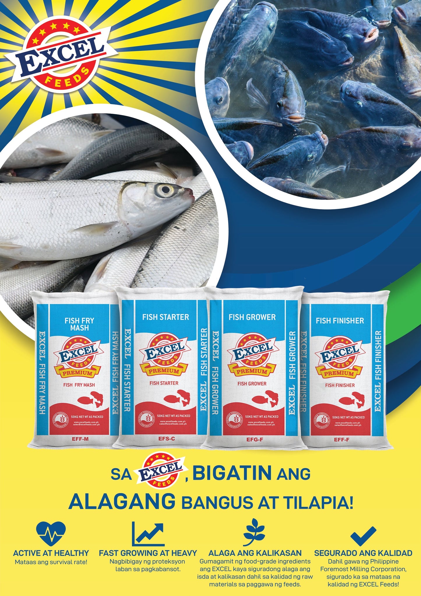 Excel Fish Grower Floating Pellet