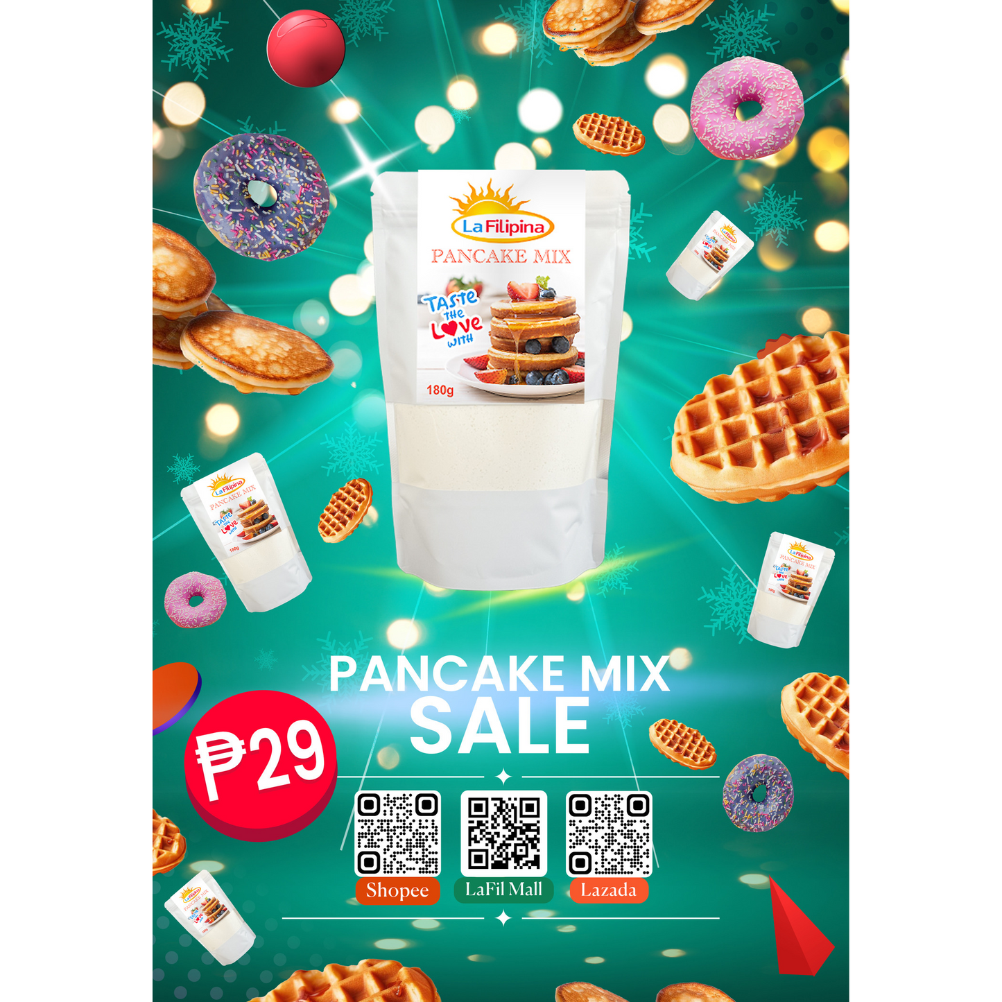 La Filipina Pancake Mix 180g