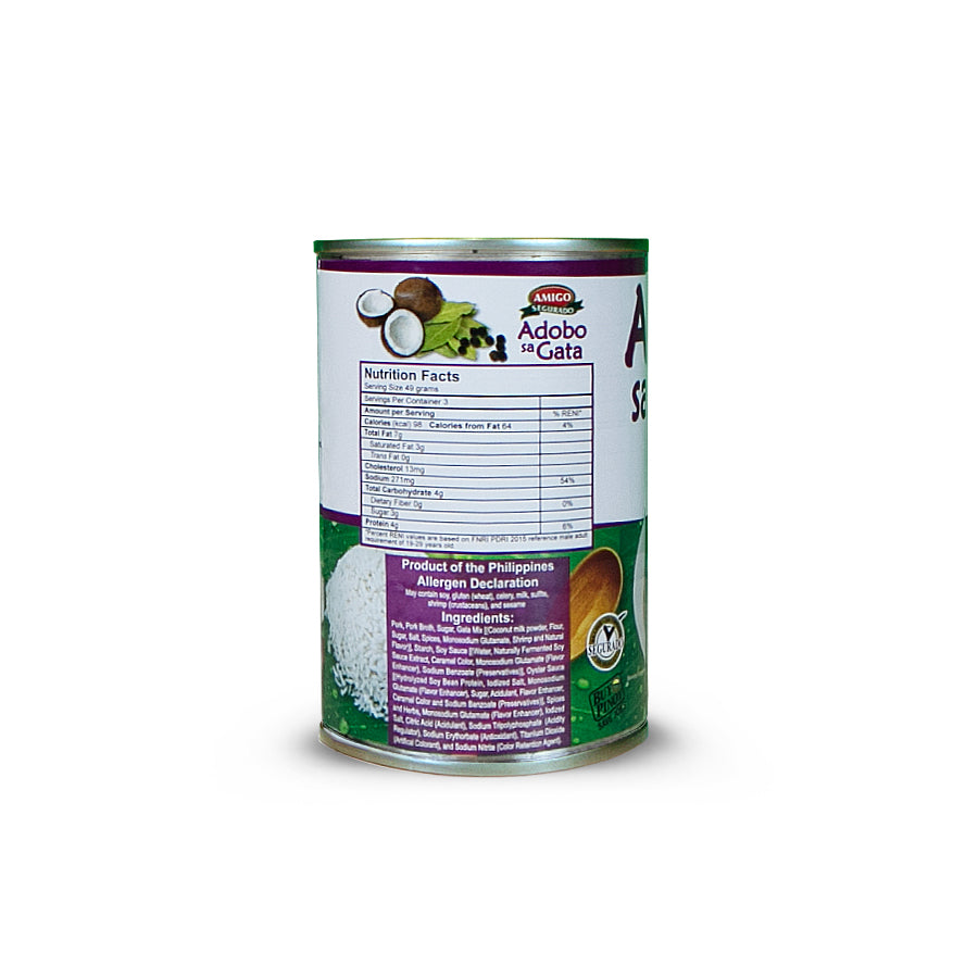 Amigo Segurado Adobo sa Gata 145g_Nutrition