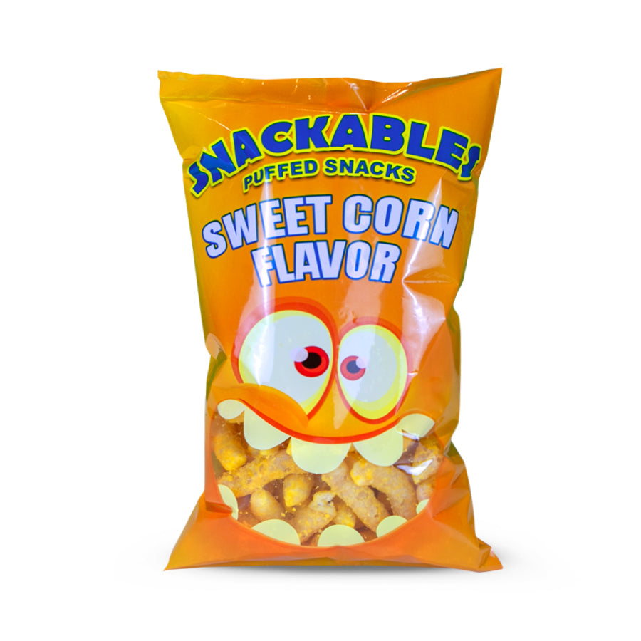 Snackables Puffed Snacks Sweet Corn 50g – Lafil Mall